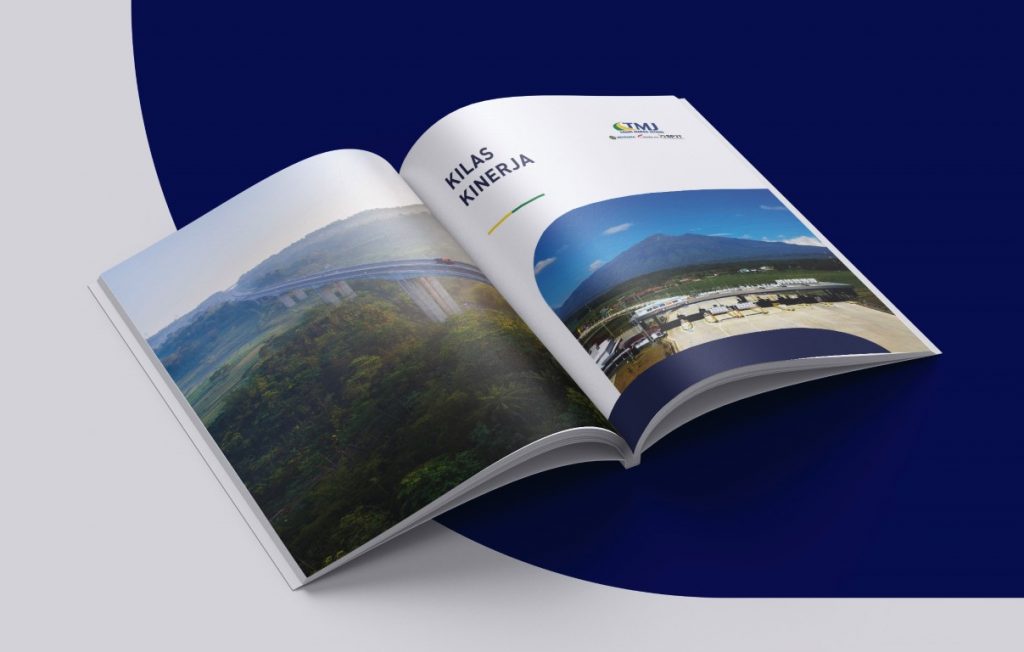 Mockup Annual Report Badan Usaha Jalan Tol (Trans Marga Jateng 2018)