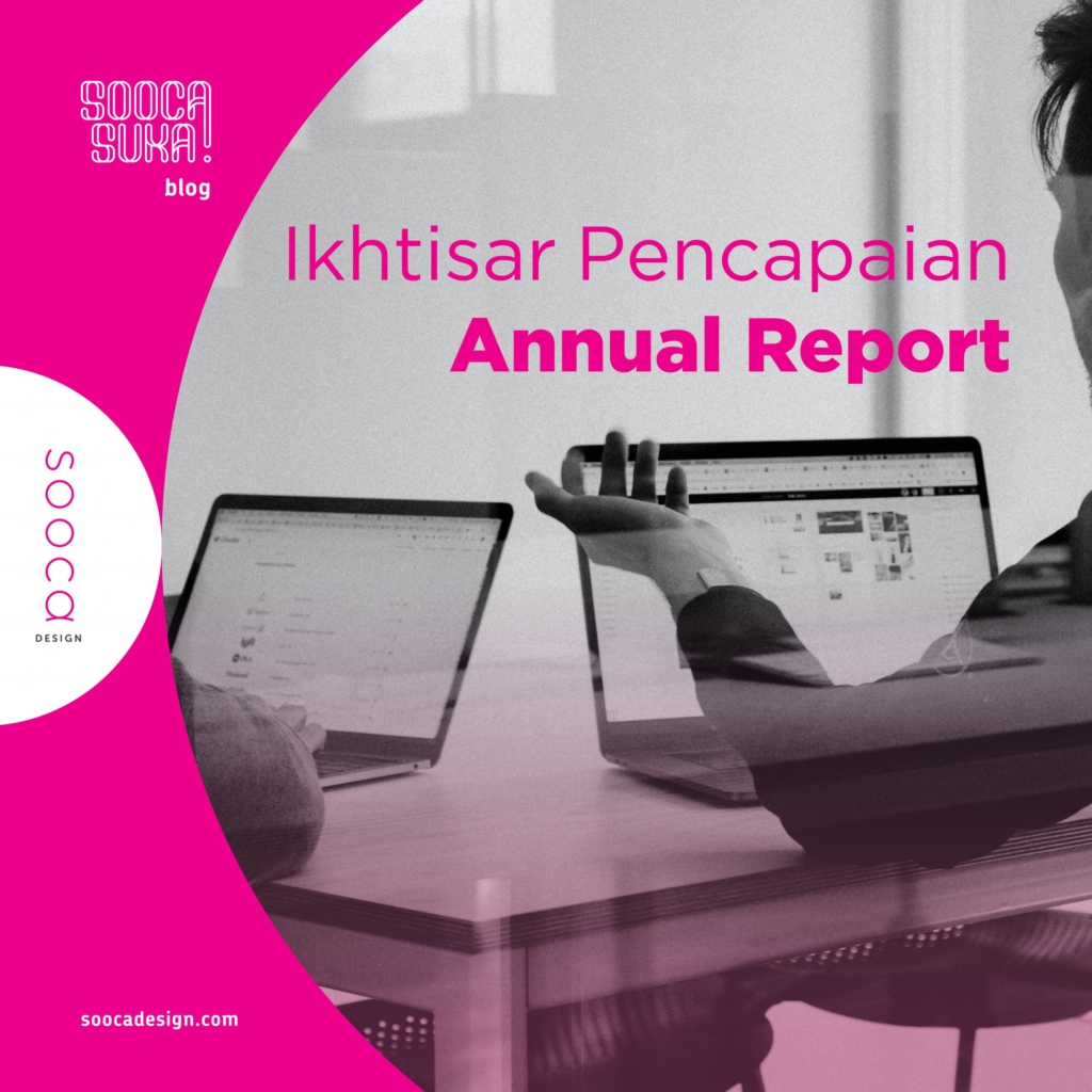 ikhtisar pencapaian pada annual report (infografis ikhtisar pencapaian)