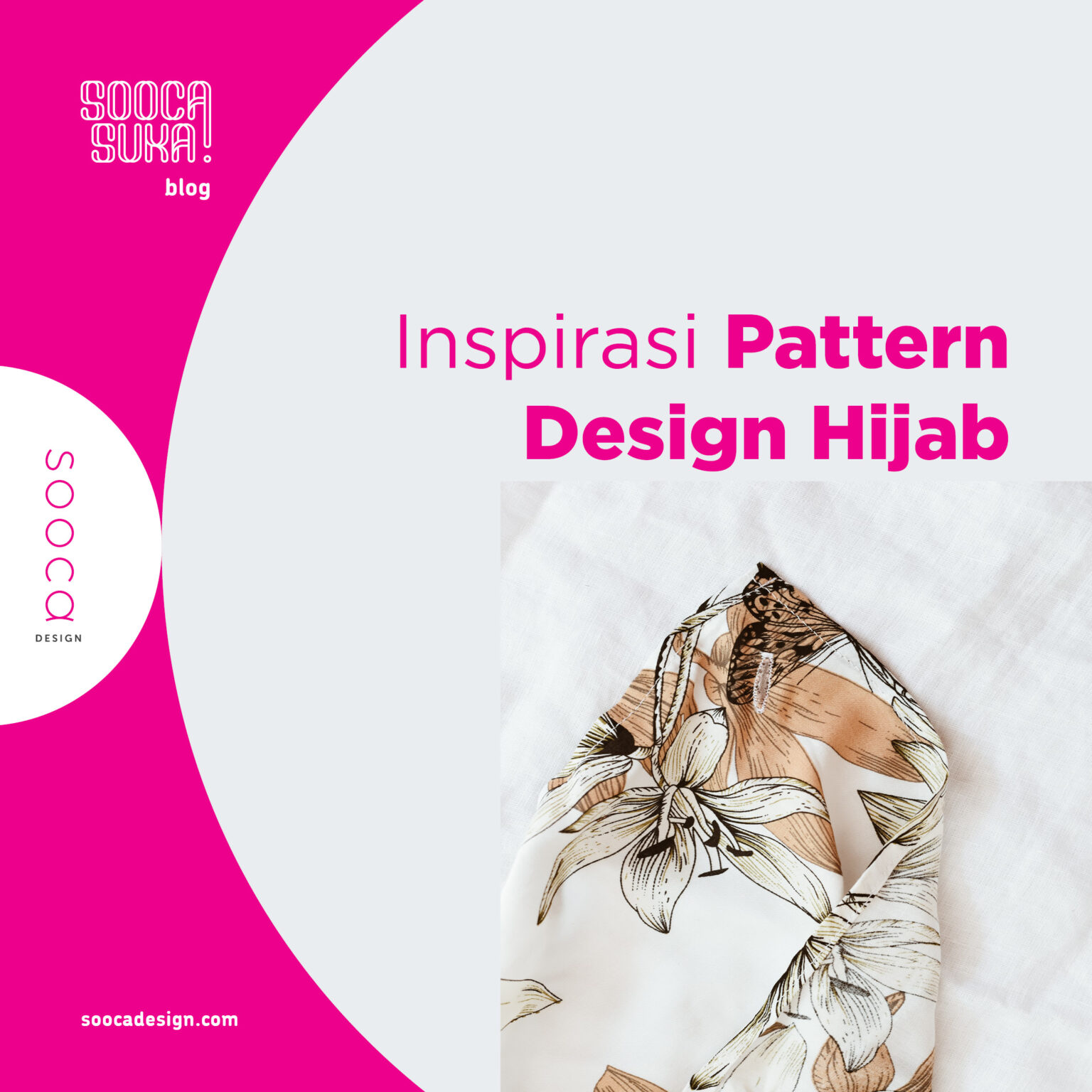 5 Inspirasi Pattern Design Hijab yang Keren & Kekinian