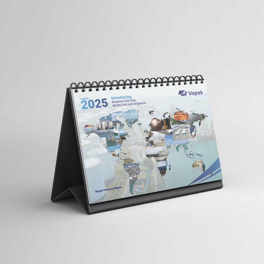 Desain kalender PT Vopak