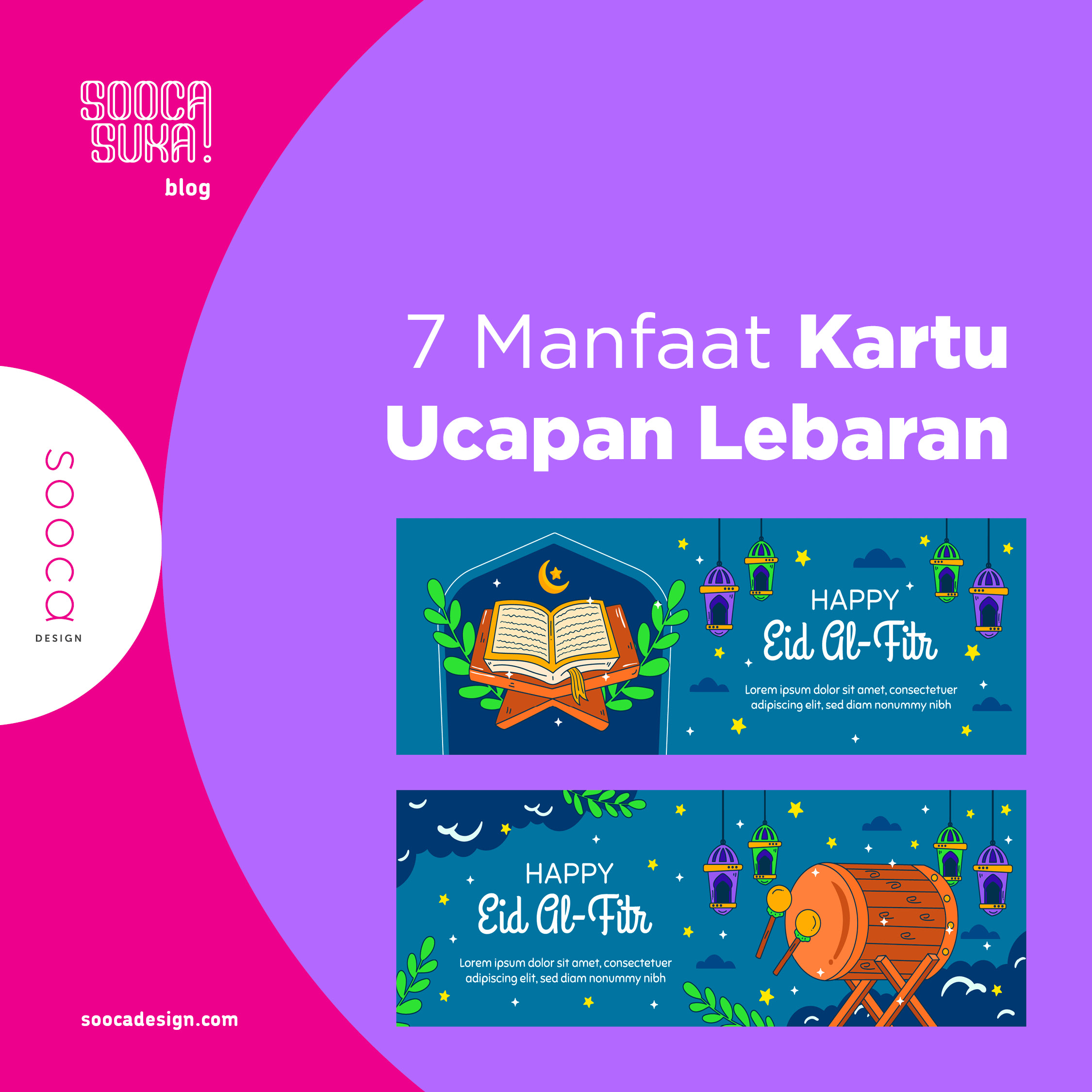 Manfaat mengirim kartu ucapan lebaran