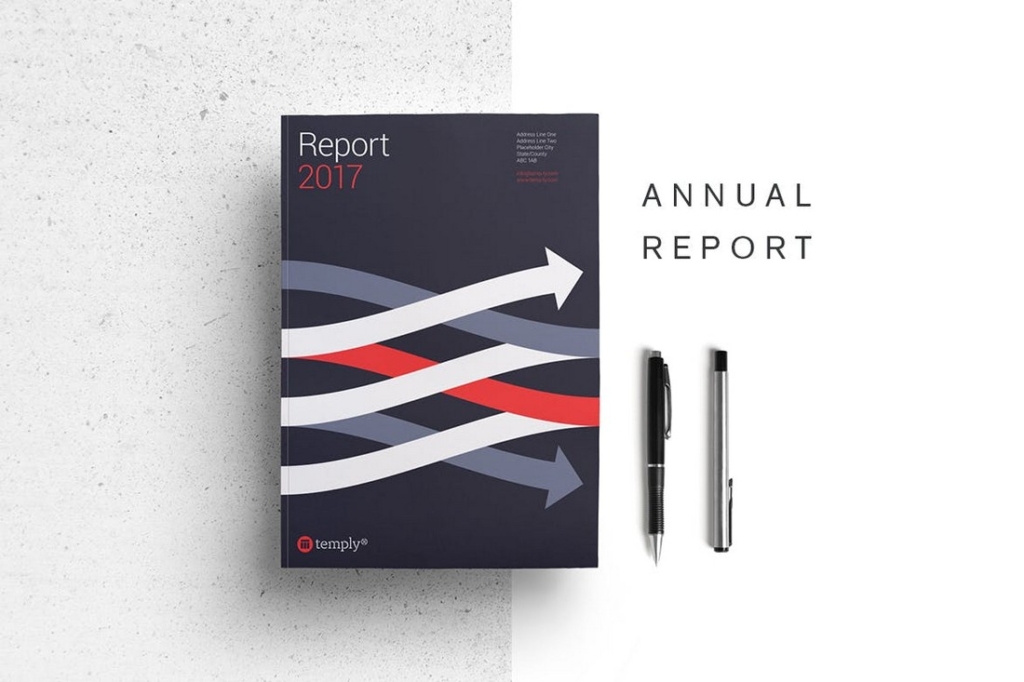 Inspirasi desain annual report best 2017