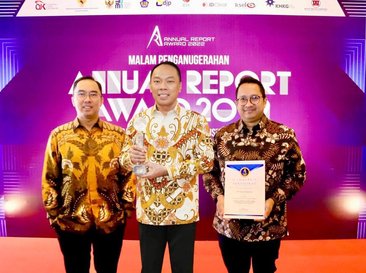 belajar dari yang terbaik - daftar pemenang annual report award 2022