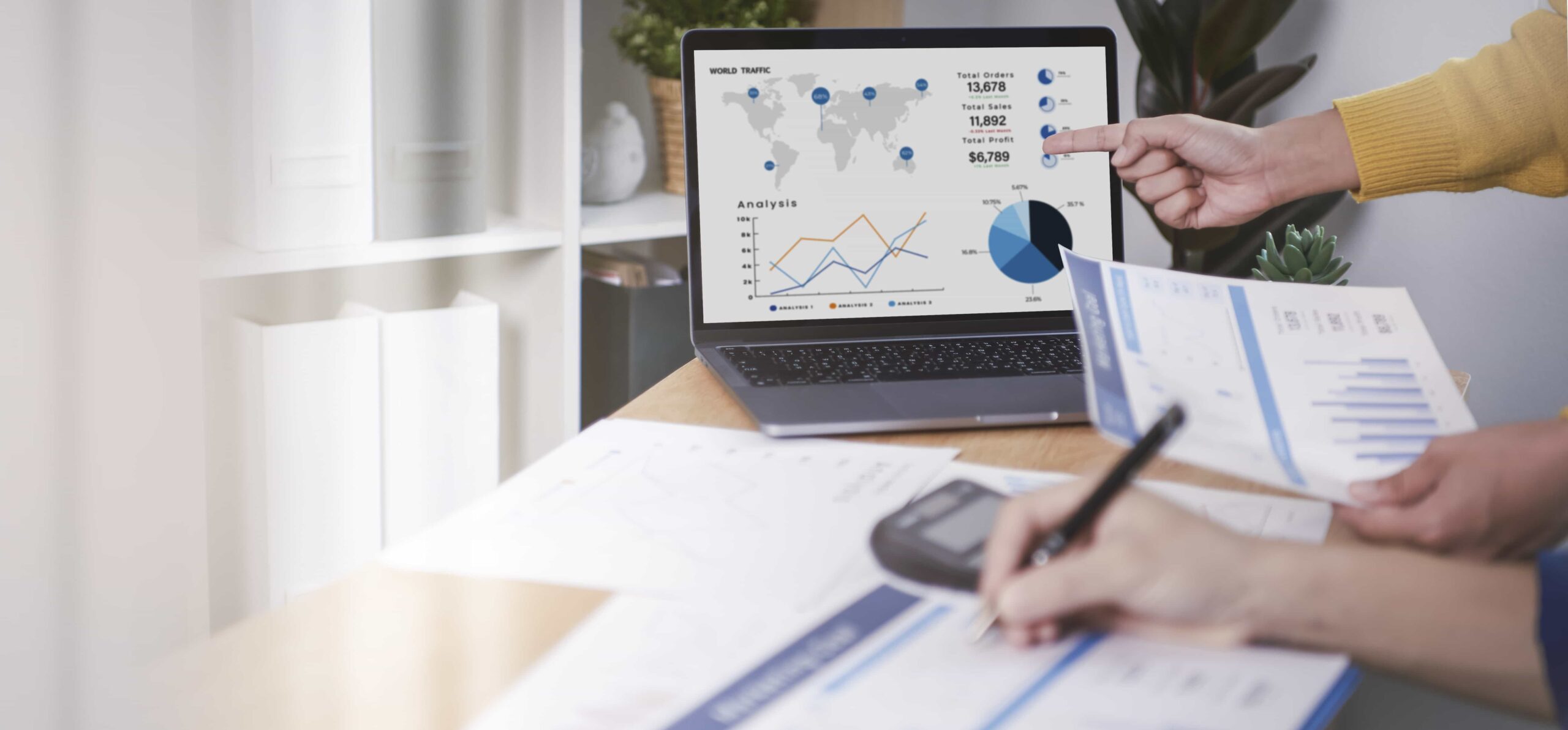 businesspeople meeting plan analysis graph company finance strat scaled